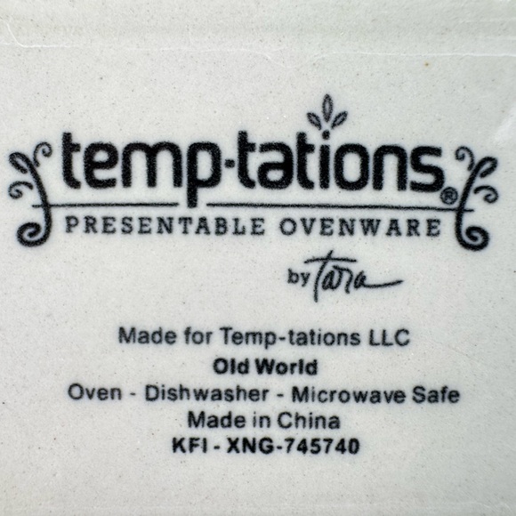 Temp-Tations Old World Pink Serving Tray with Black Metal Rack - Picture 4 of 4